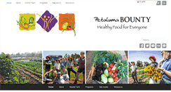 Desktop Screenshot of petalumabounty.org